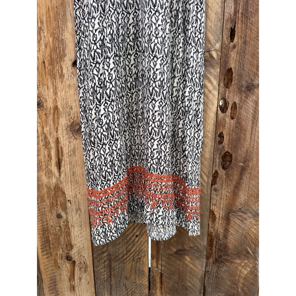 THML Maxi Dress Womans M Boho Embroidered Beach Farmers Market Coastal Vibes - Picture 7 of 13
